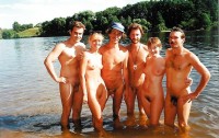 Hairy pussies in the river