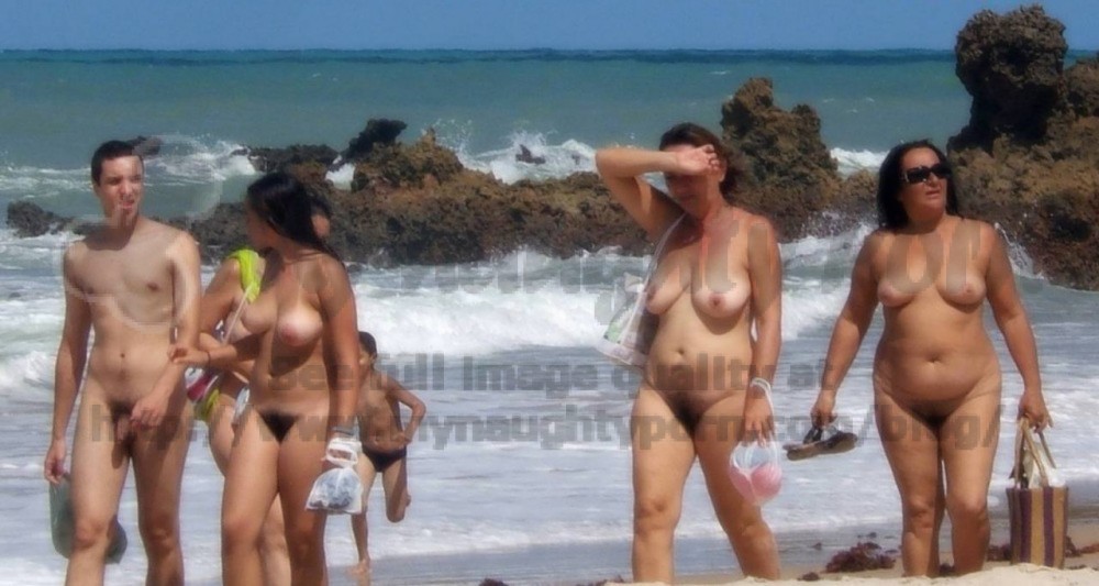 Black Girls Naked Beach Fun - Topless beach saggy tits