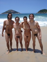Naked photo of my friends showing tiny hairy semi-hard dicks and girl with flabby tits and hairy cunt
