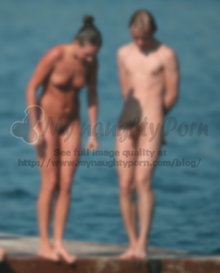Beach Nudist Couple Erections - Naked couples