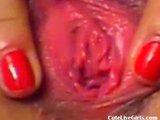 cute brunette fingers her hot pussy with her fingers(2).flv