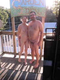 Boy with tiny hairy cock and his girl with small tits and small shaved pussy posing