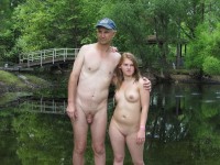 Grandpa with shaved cock with big cockhead looing for another girl with big tits and shaved cunt