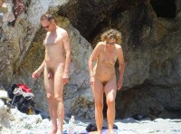 Hairy pussy and cock of older couple