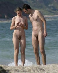 My boy with tiny hairy cock is looking at my girl's hairy pussy and small saggy breasts