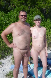 My girl has already bigger her huge shaved cunt than my wife but it is too big for my small hairy cock