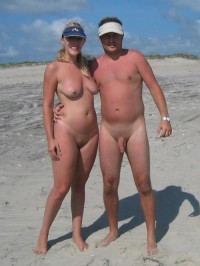 My girl's small flabby tits and trimmed pussy and my semi-erected shaved cock