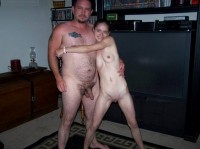 My young teen girlfriend with big labia in her shaved cunt likes my small hairy hard dick