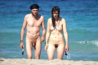 My younger girlfriend with huge hairy pussy and firm tits is not happy with my tiny hairy dick