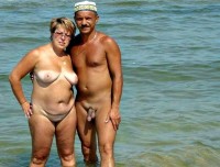 Small shaved cock looking for smaller pussy than his wife with flabby tits has