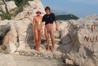 Trimmed pussy of my girl with my shaved dick